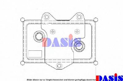 AKS DASIS 126420n -  масляный радиатор, двигательное масло